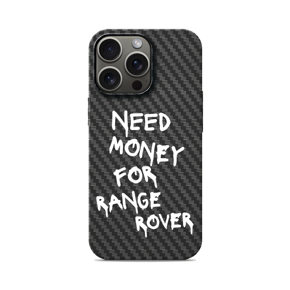 Карбоновий чохол з MagSafe для iPhone Need Money For Range Rover Need Money For Range Rover
