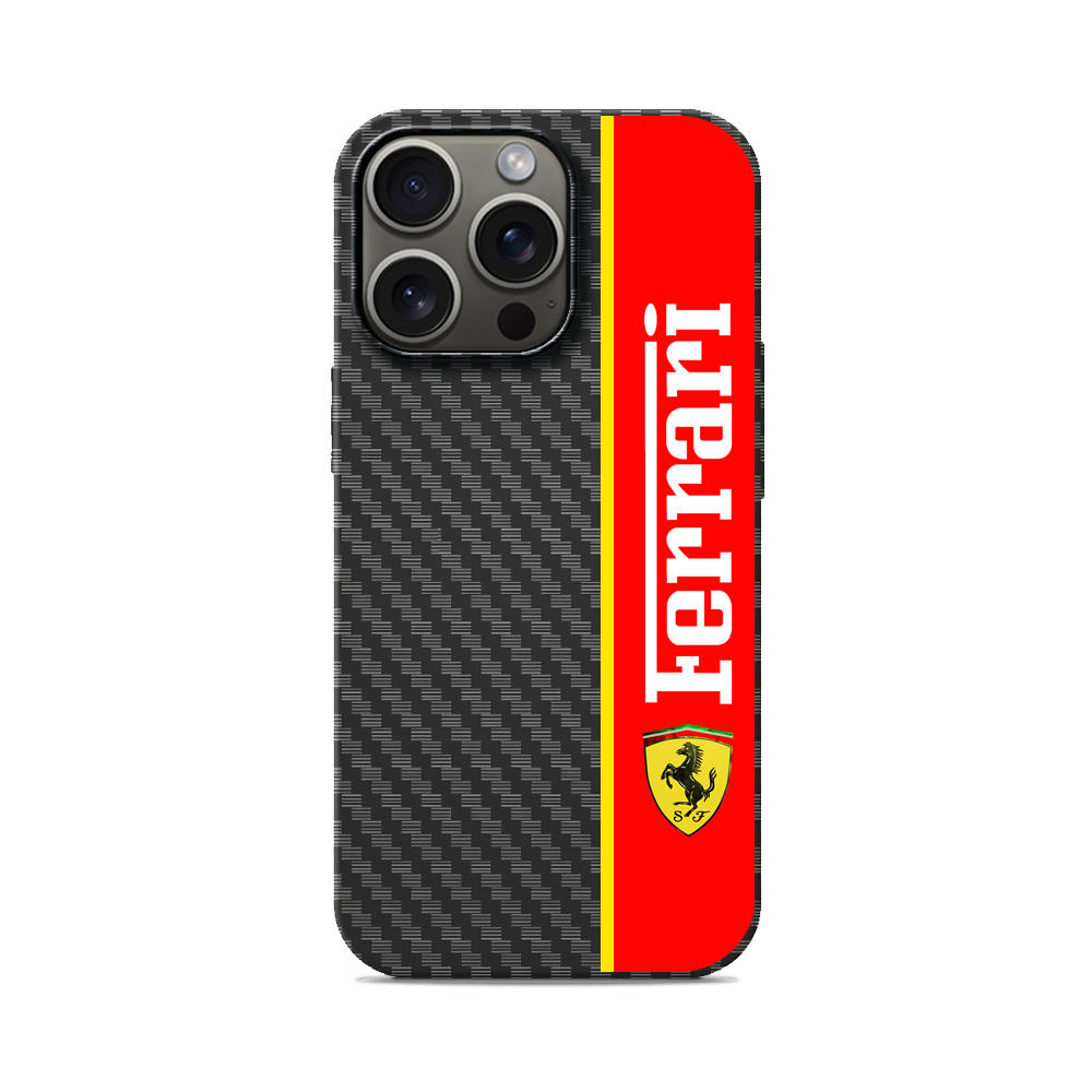Карбоновий чохол з MagSafe для iPhone FERRARI FERRARI