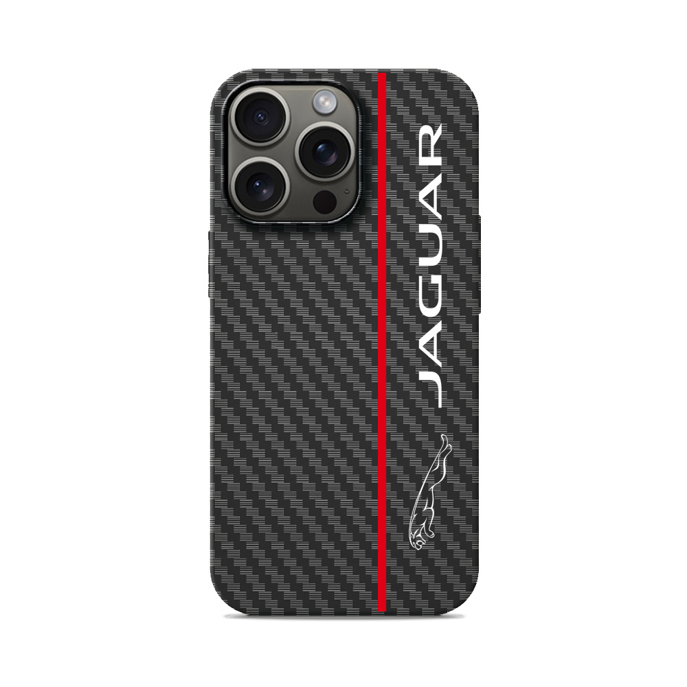 Карбоновий чохол з MagSafe для iPhone Jaguar Jaguar