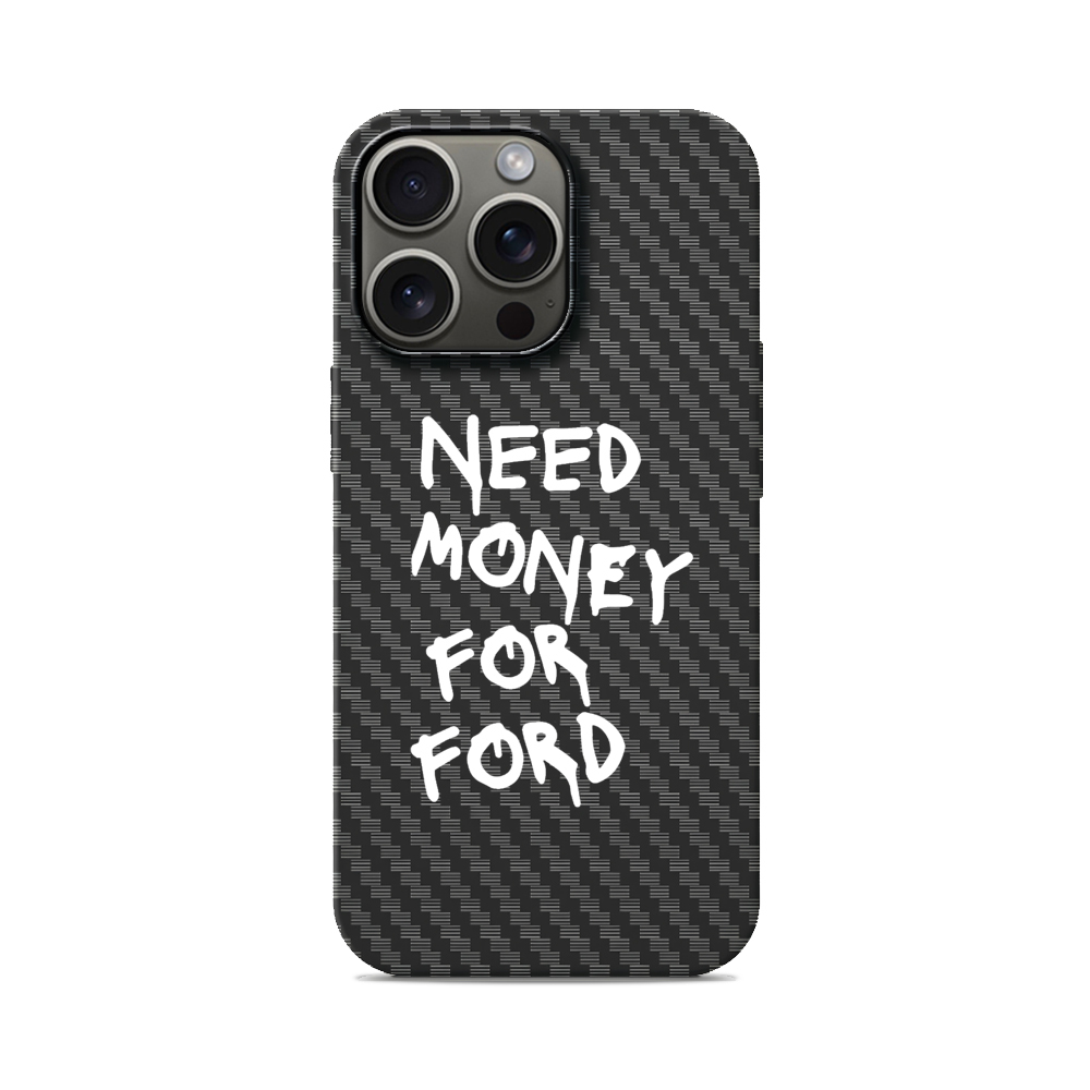 Карбоновий чохол з MagSafe для iPhone Need Money For FORD Need Money For FORD