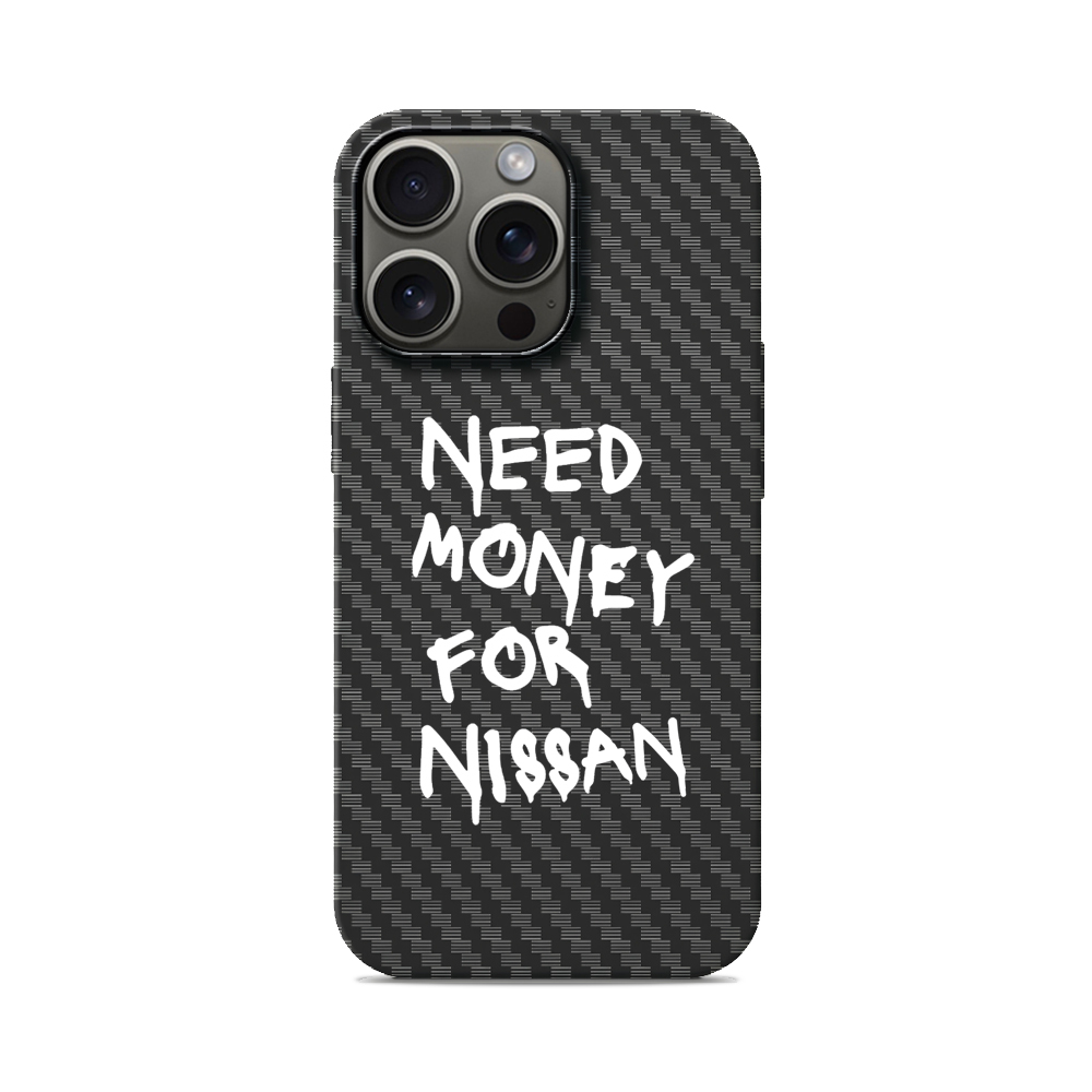 Карбоновий чохол з MagSafe для iPhone Need Money For Nissan Need Money For Nissan
