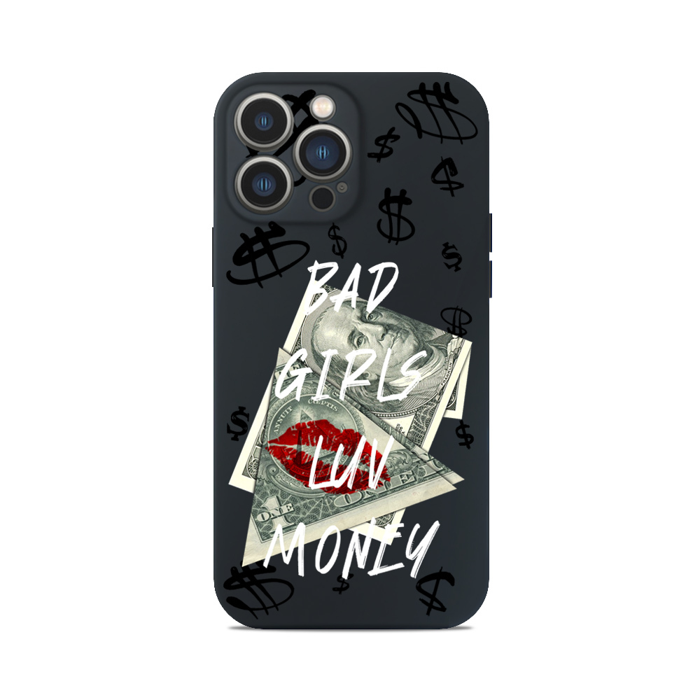 Чохол для iPhone BAD GIRL LUV MONEY DOLLARS