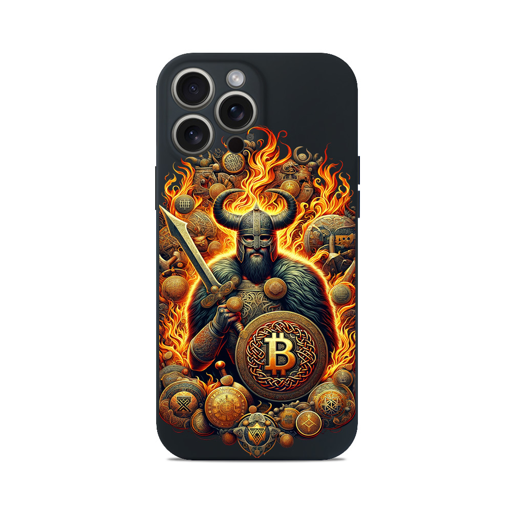 Чохол для iPhone ВІКІНГ БІТКОІН ВОГОНЬ