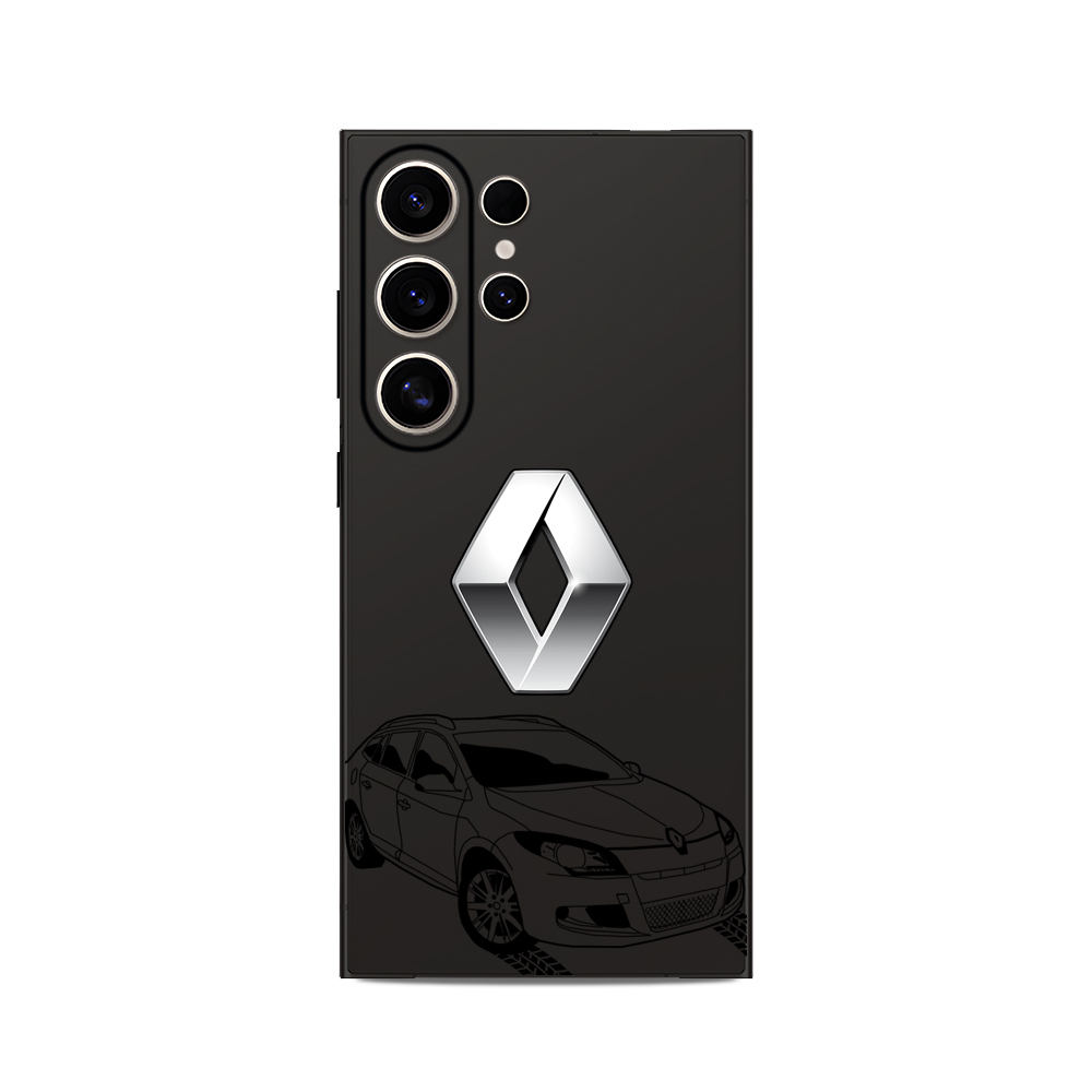 Чохол для Samsung з мікрофіброю Renault Megane 2011