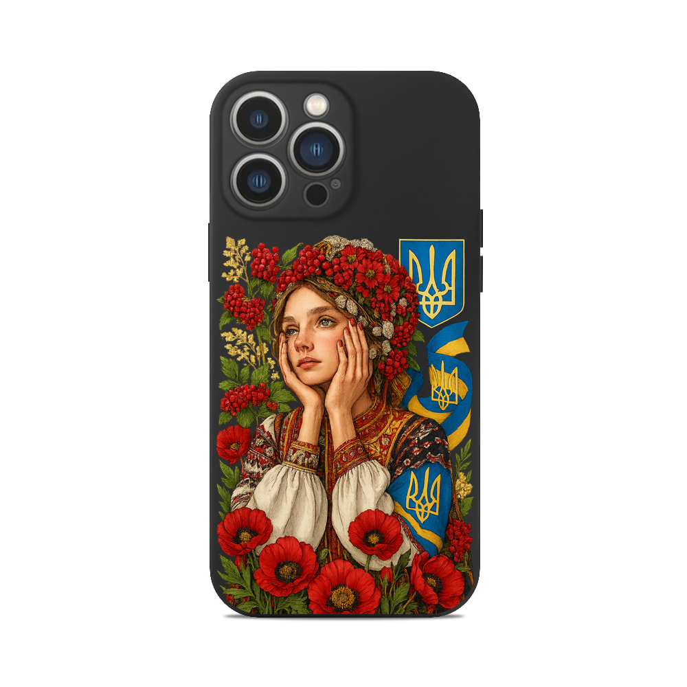 Чохол для iPhone УКРАЇНКА КАЛИНА ЗАДУМАНА