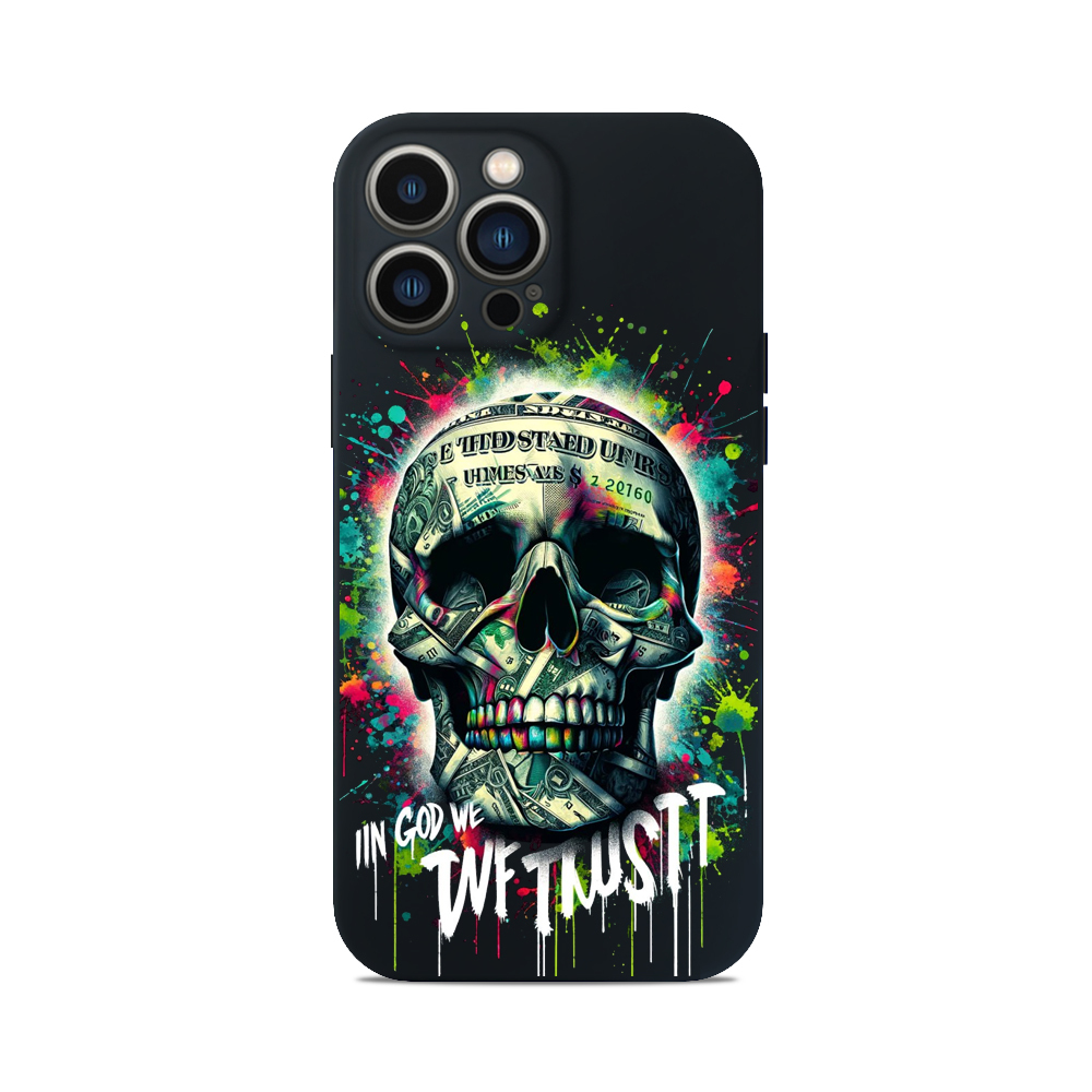 Чохол для iPhone ЧЕРЕП TRUST ГРОШІ