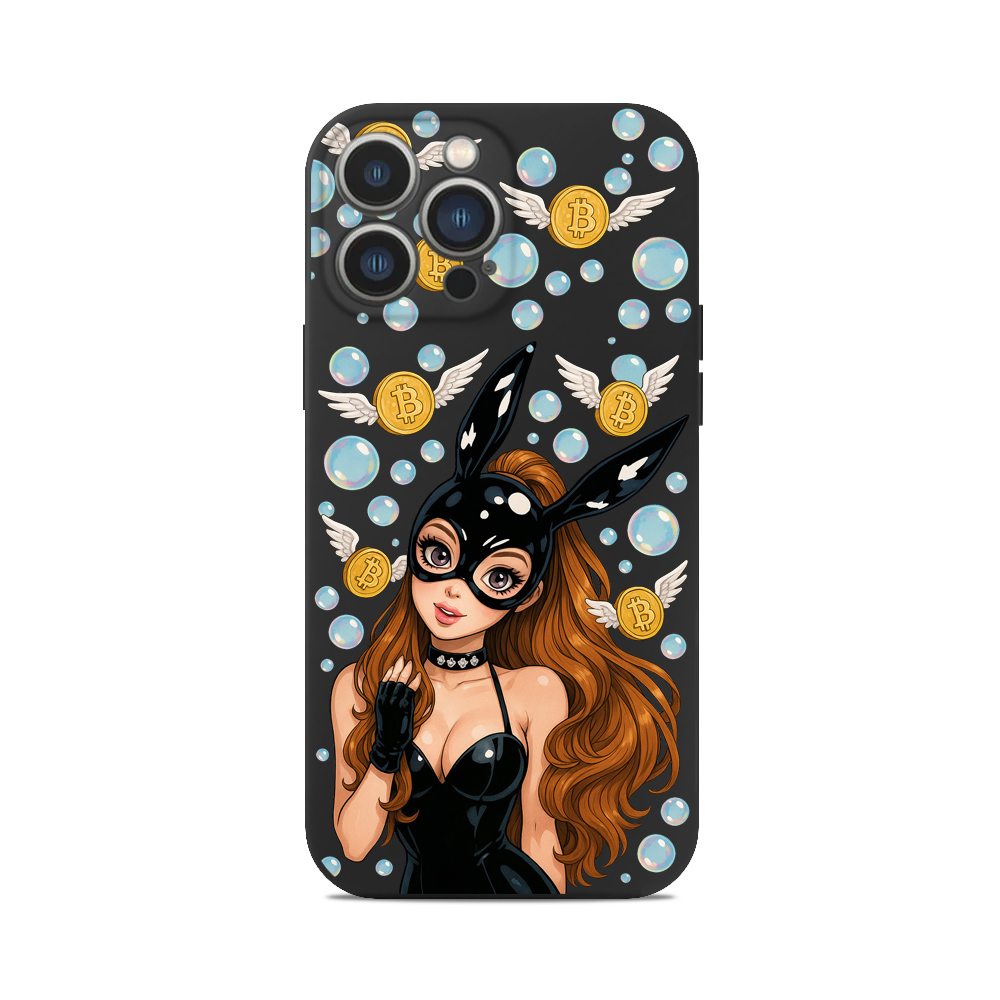 Чохол для iPhone ДІВЧИНА ЗАЙКА МАСКА БУЛЬБАШКИ
