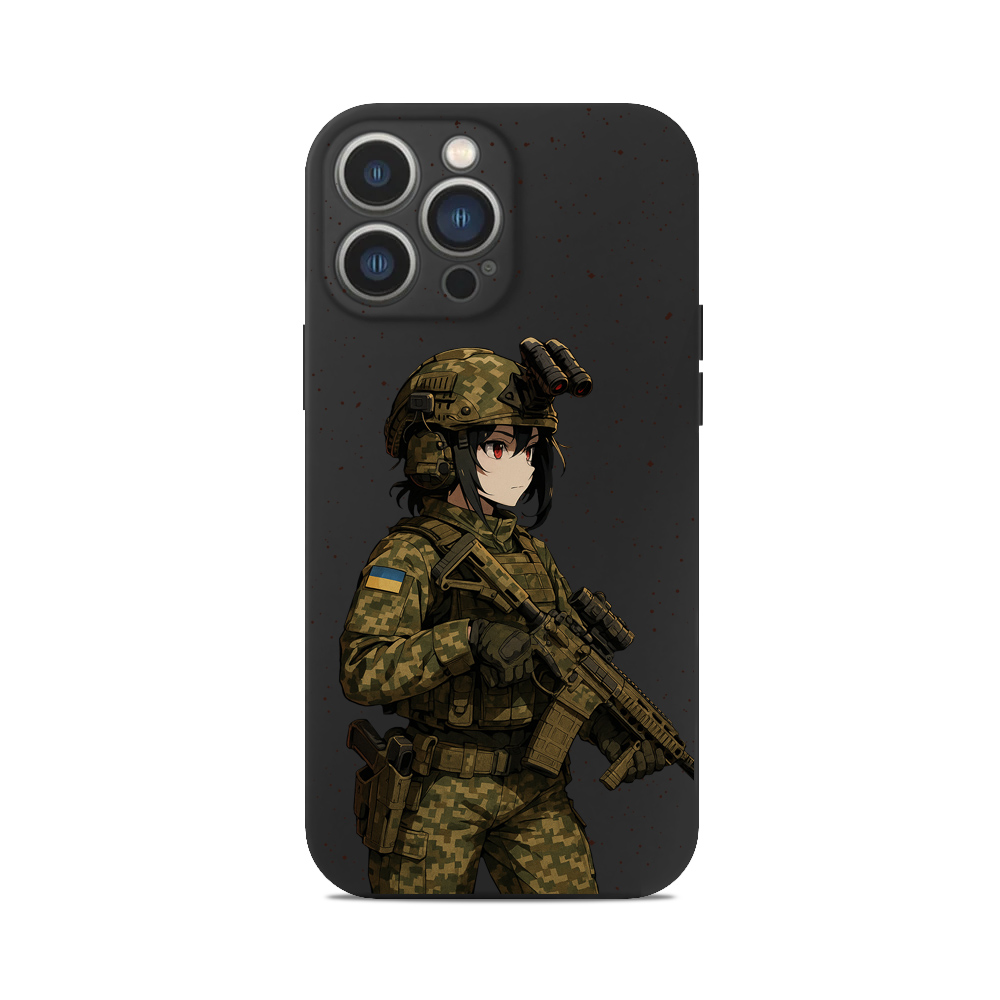 Чохол для iPhone АНІМЕ ЗСУ