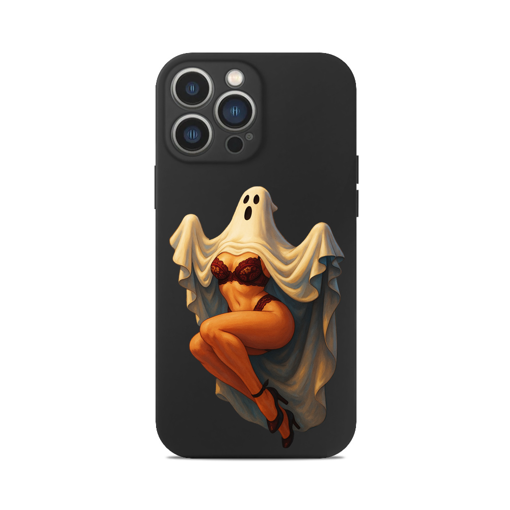 Чохол для iPhone ХЕЛЛОВІН ПРИВИД ДІВЧИНА Halloween Гелловін