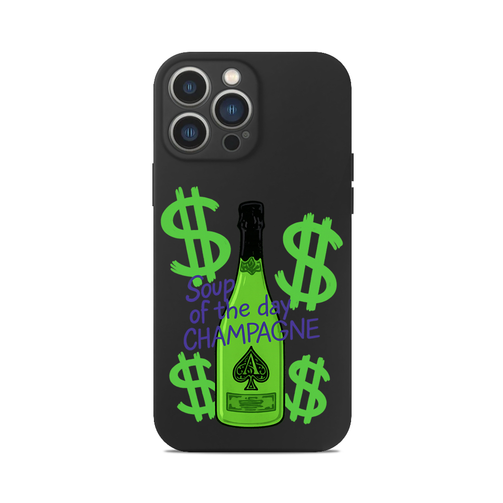Чохол для iPhone soup of the day champagne зелений
