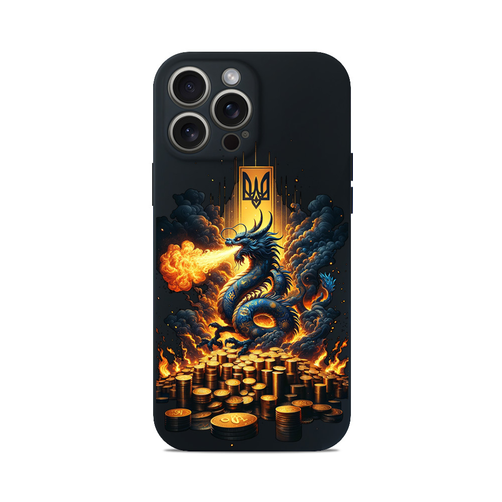 Чохол для iPhone УКРДРАКОН МОНЕТИ ГЕРБ