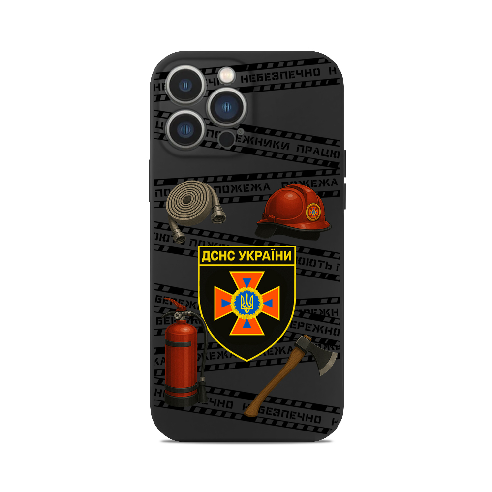 Чохол для iPhone ПРОФЕСІЯ ПОЖЕЖНИК ДСНС