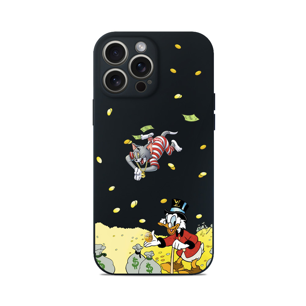 Чохол для iPhone Кіт Том і Скрудж МакДак ГРОШІ