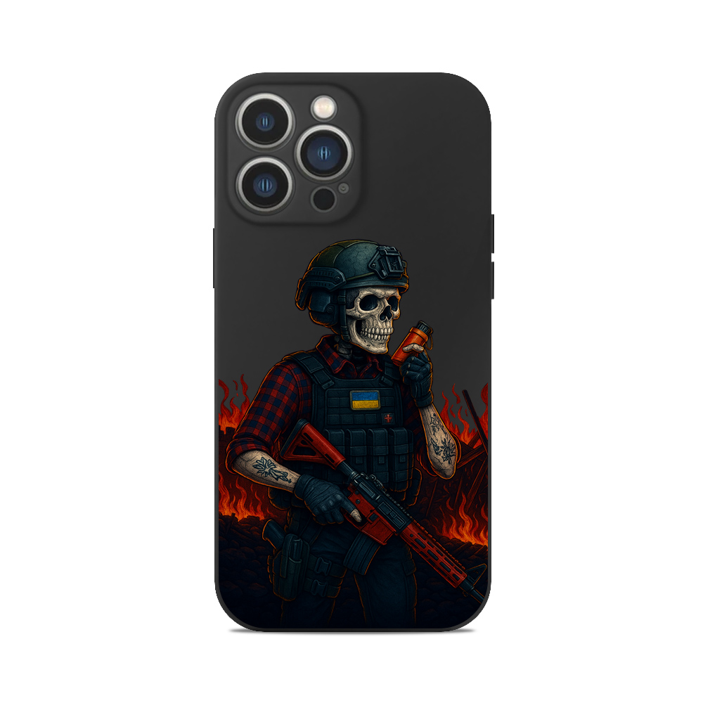 Чохол для iPhone СКЕЛЕТ ЗСУ