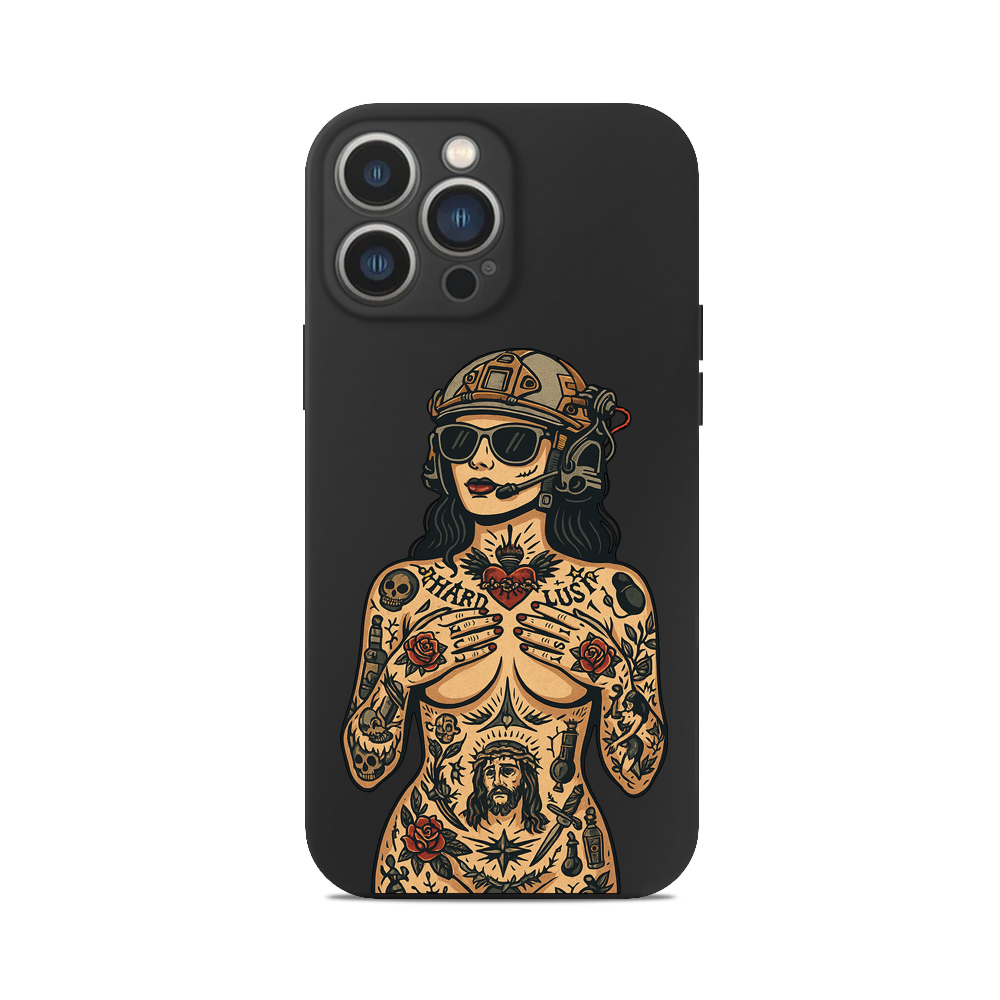 Чохол для iPhone ДІВЧИНА ТАТУ ЗСУ