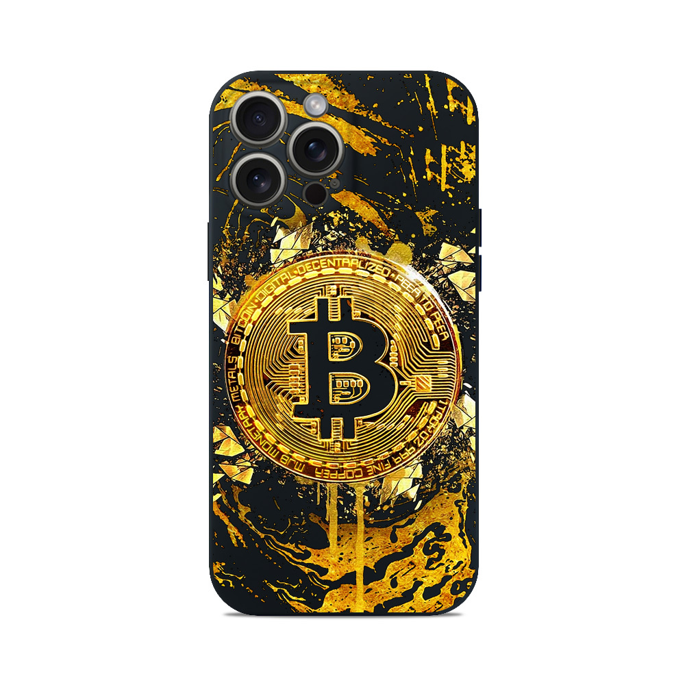 Чохол для iPhone GOLD BITCOIN ГРОШІ