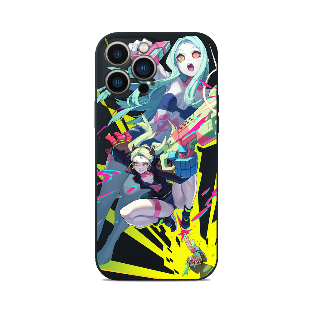 Чохол для iPhone Cyberpunk АНІМЕ ПУШКИ