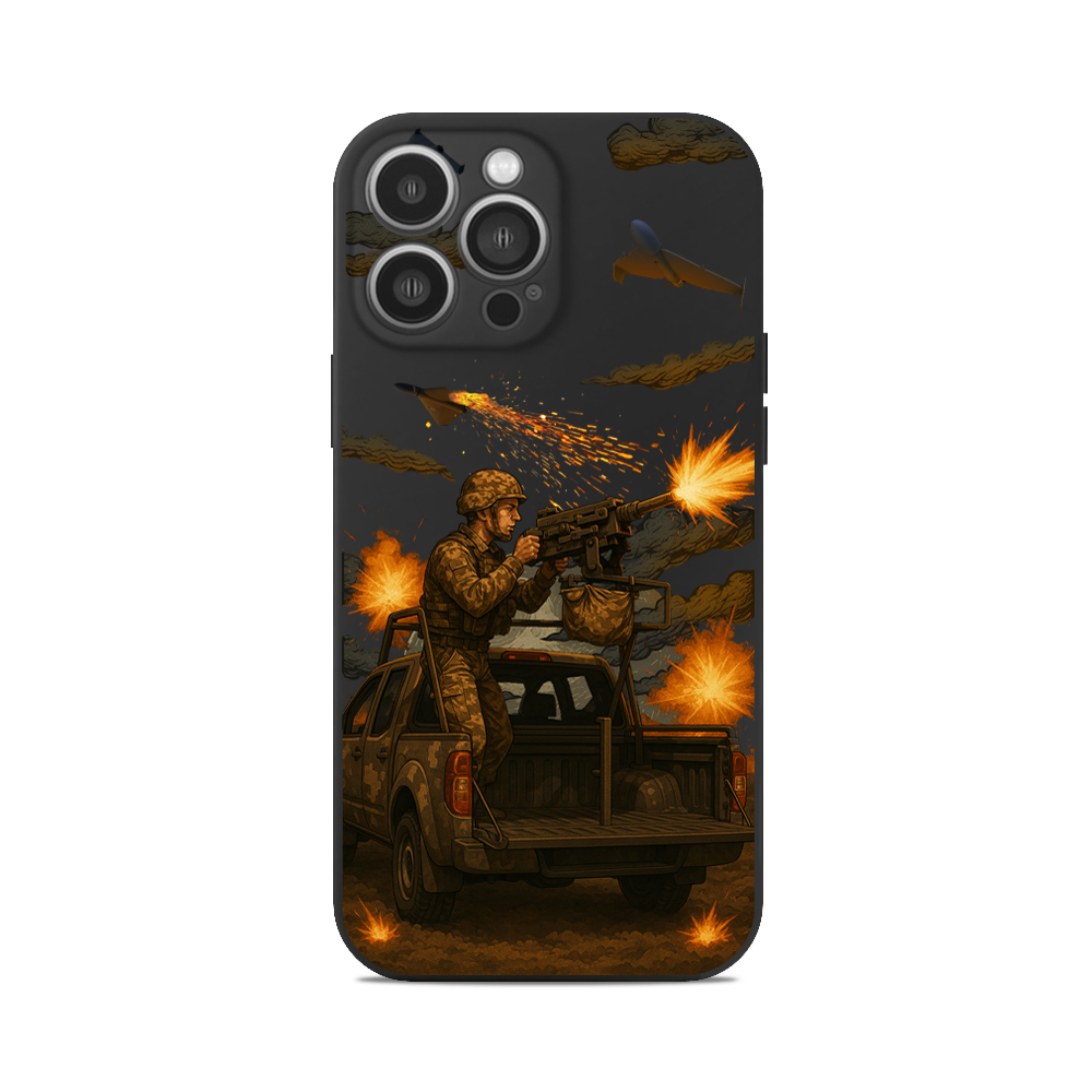 Чохол для iPhone Mk19 ПОСТРІЛИ ВОГОНЬ ЗСУ ППО