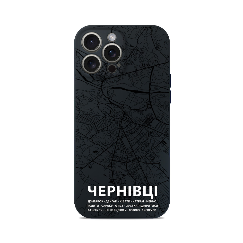 Чохол для iPhone МАПА ЧЕРНІВЦІ