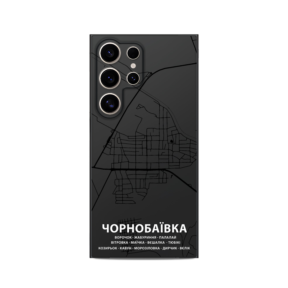 Чохол для Samsung МАПА ЧОРНОБАЇВКА