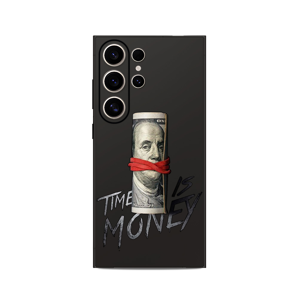 Чохол для Samsung з мікрофіброю TIME IS MONEY