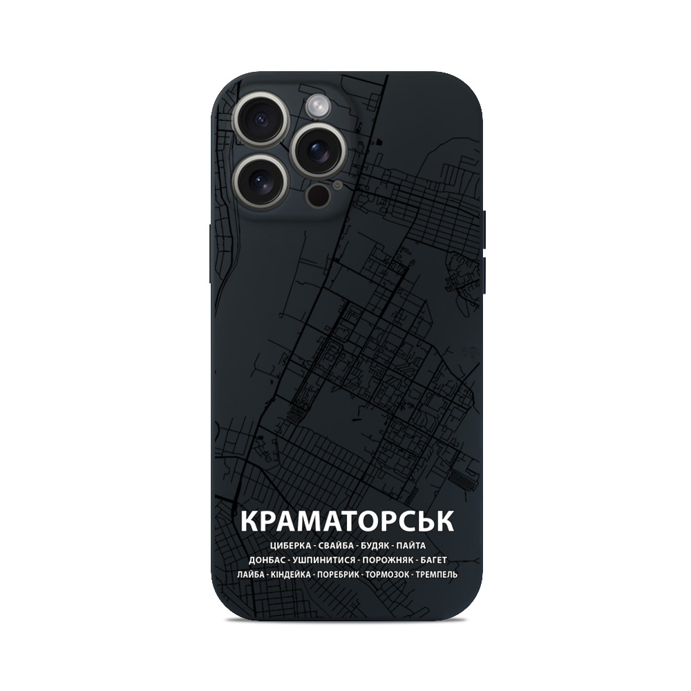 Чохол для iPhone МАПА КРАМАТОРСЬК