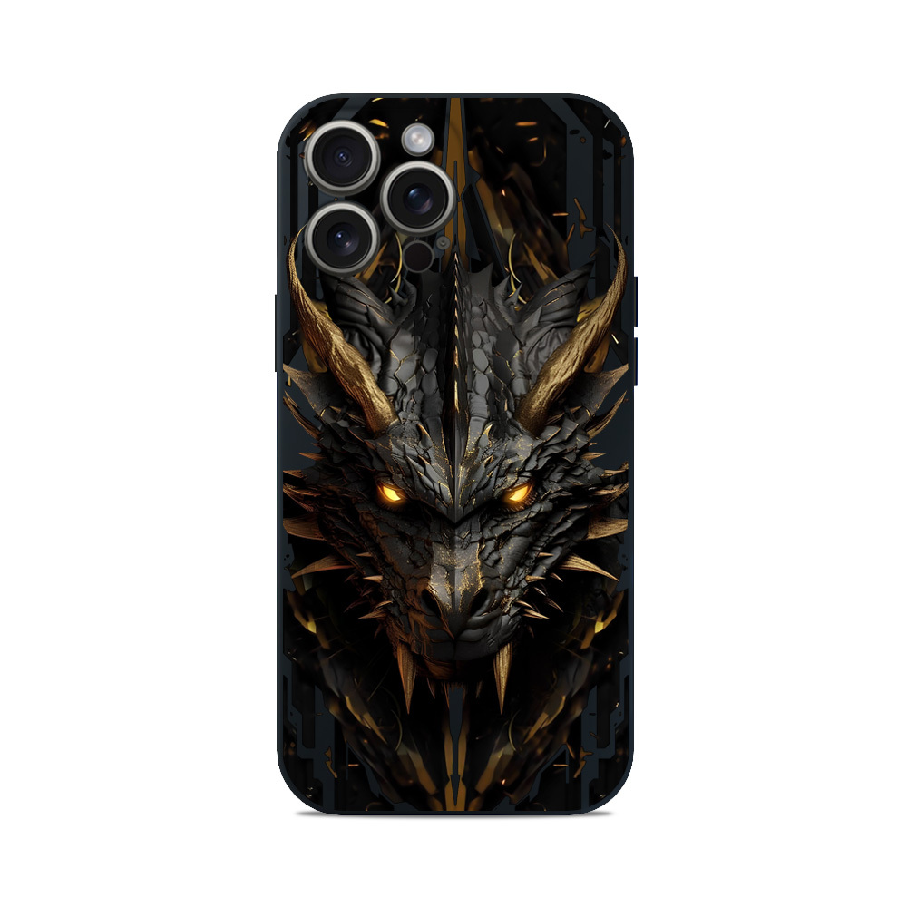 Чохол для iPhone ДРАКОН ЗОЛОТИЙ