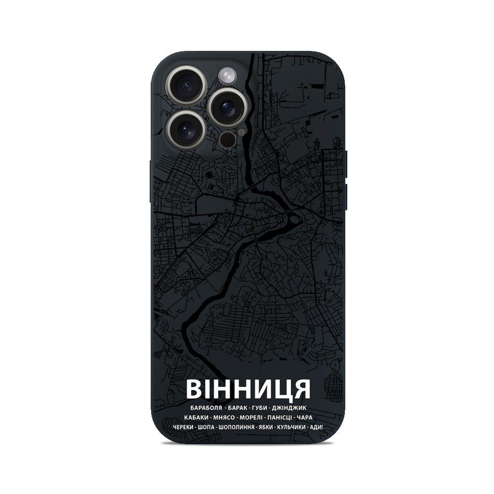 Чохол для iPhone МАПА ВІННИЦЯ