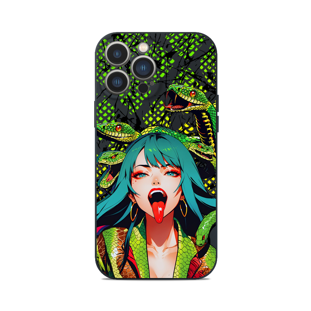 Чохол для iPhone anime art snake woman змія