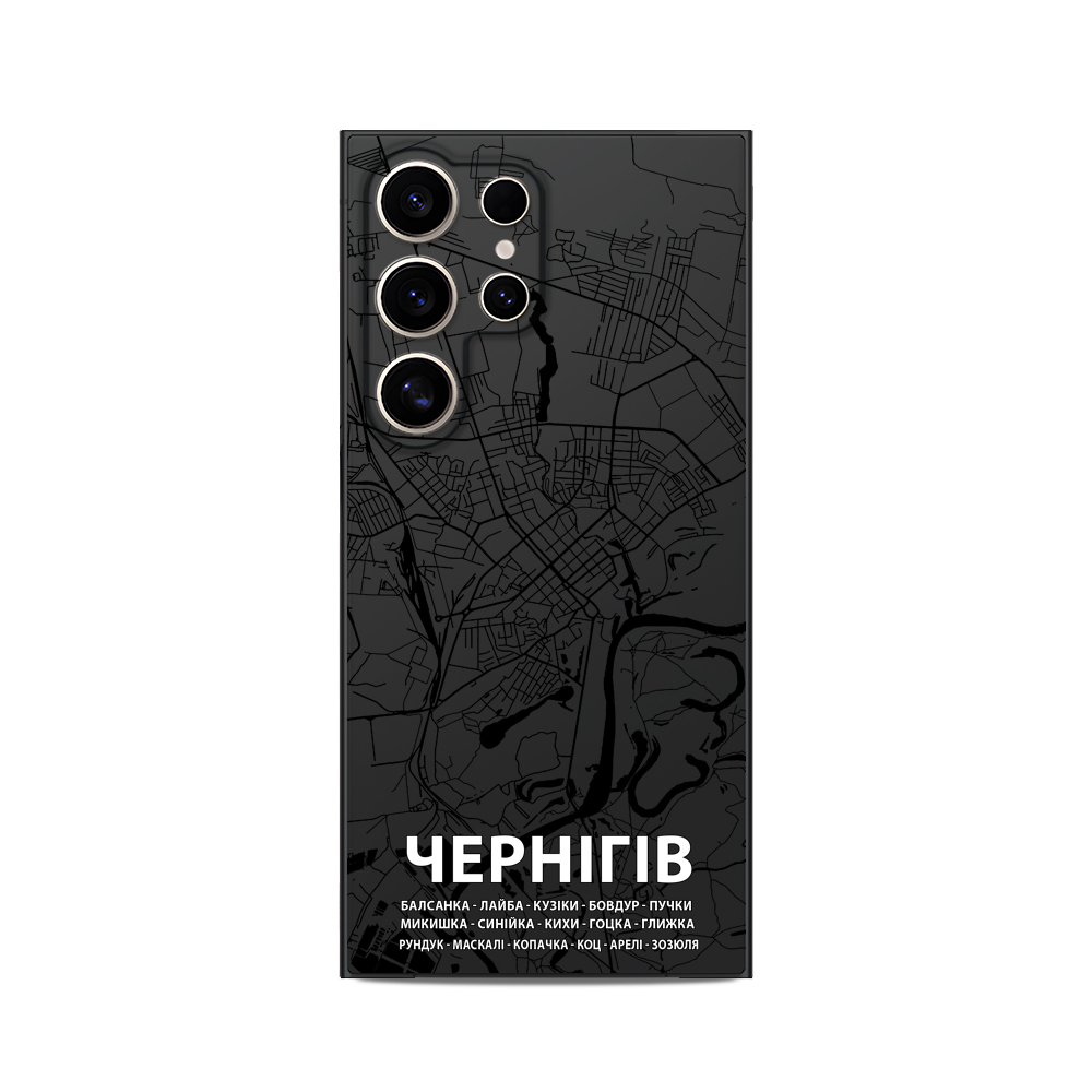 Чохол для Samsung МАПА ЧЕРНІГІВ