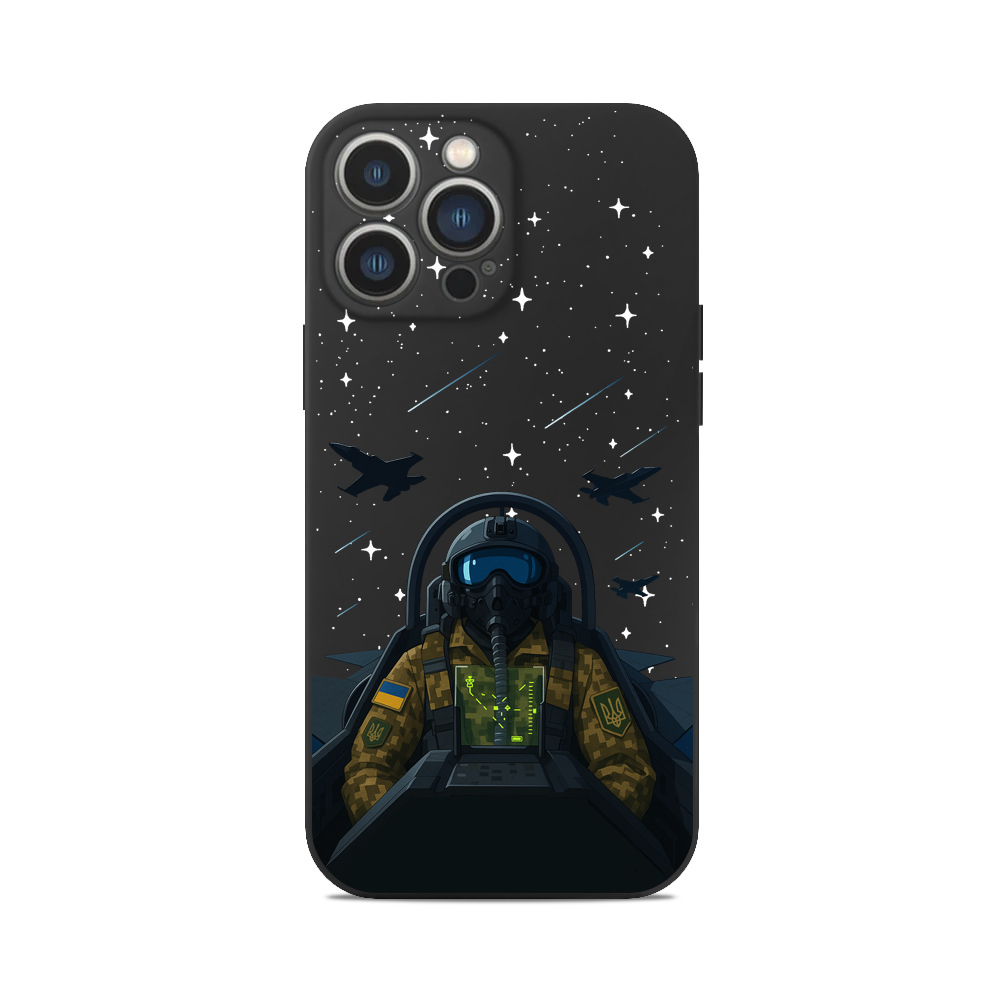 Чохол для iPhone ЗСУ ПІЛОТ F16 ЛІТАК