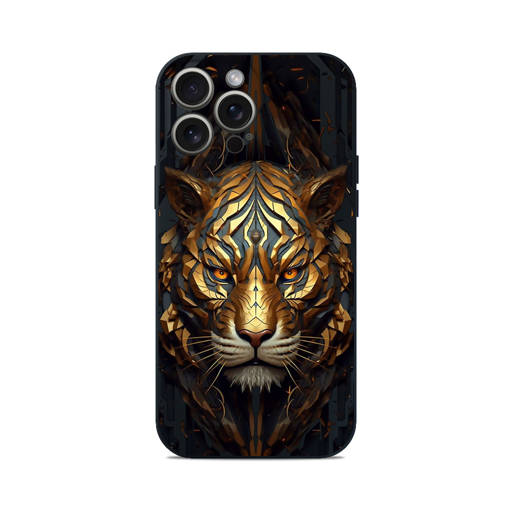 Чохол для iPhone ТИГР ЗОЛОТИЙ