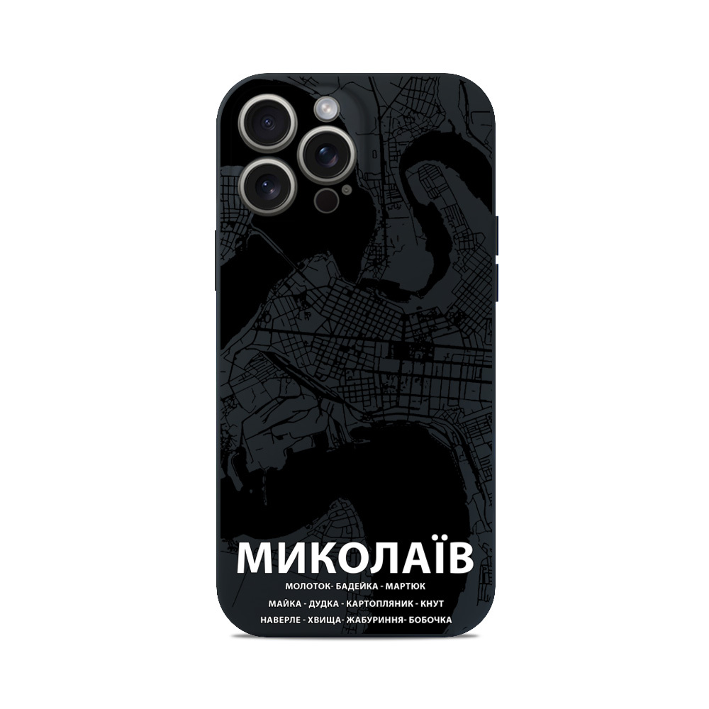 Чохол для iPhone МАПА МИКОЛАЇВ