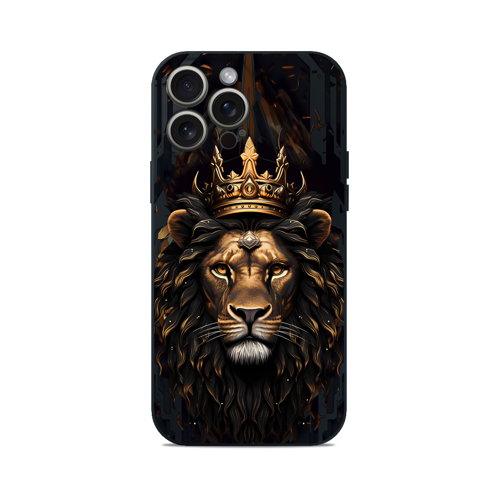 Чохол для iPhone ЛЕВ ЗОЛОТИЙ