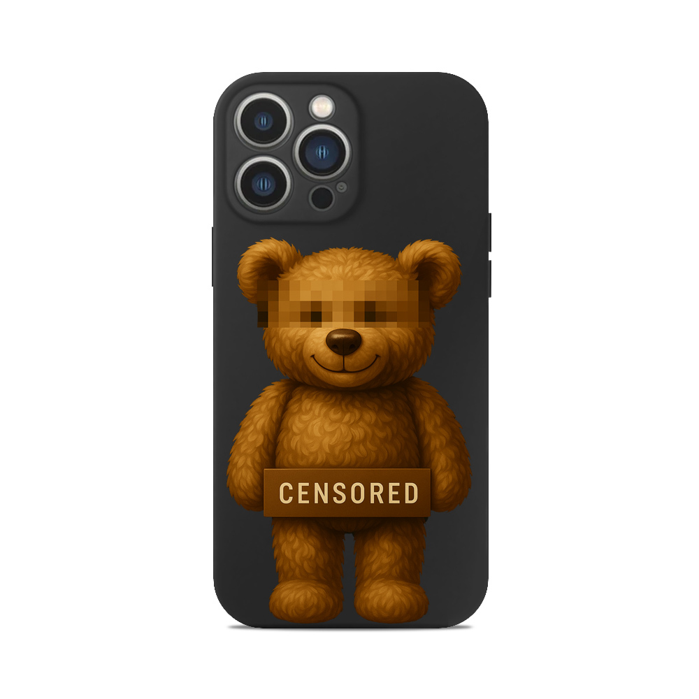 Чохол для iPhone МІШКА ЦЕНЗУРА