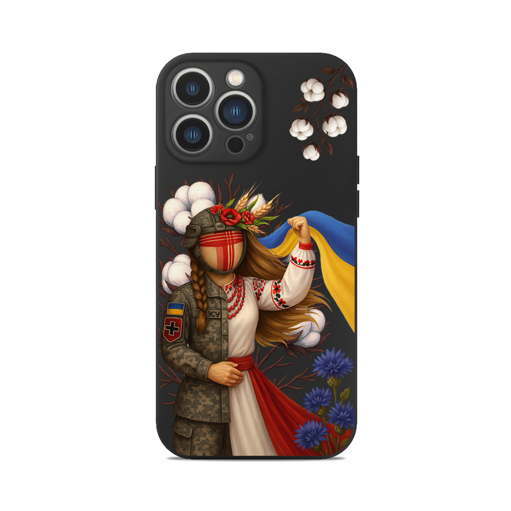 Чохол для iPhone УКРАЇНСЬКА ЛЯЛЬКА МОТАНКА ЗСУ МЕДИК