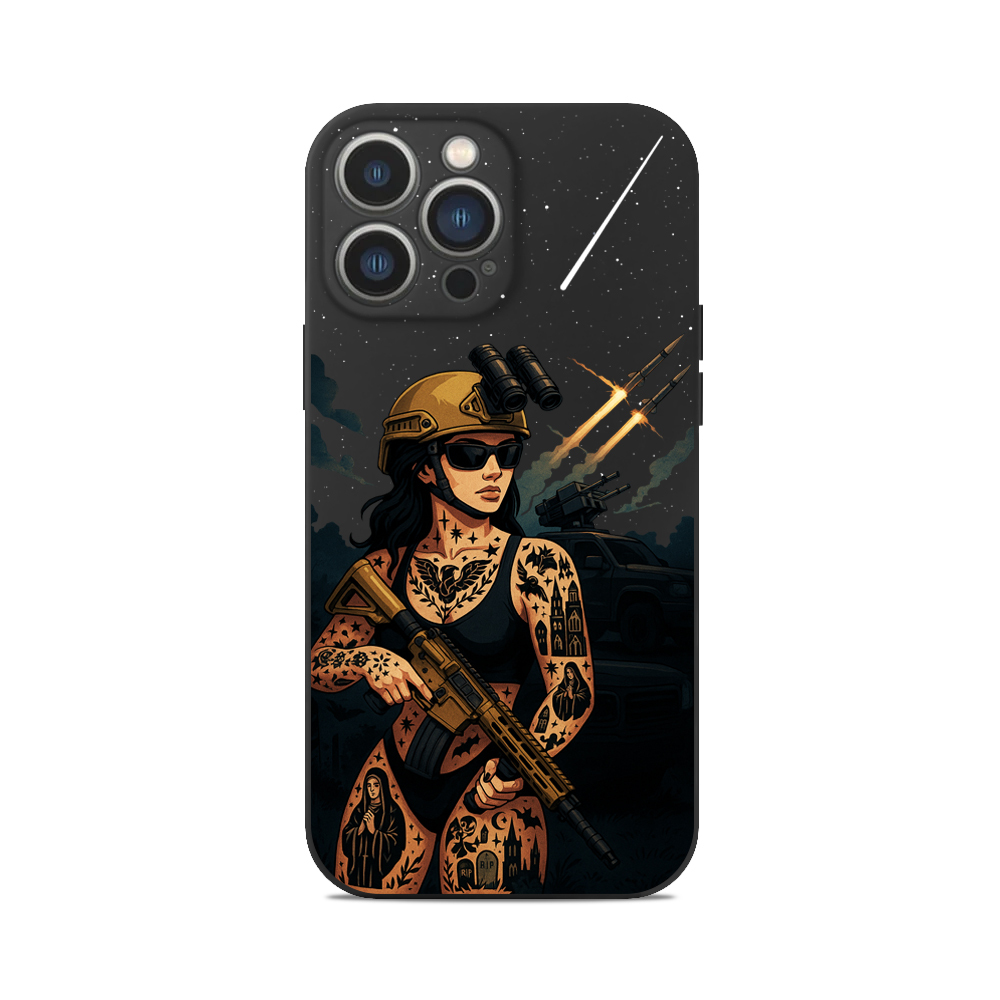 Чохол для iPhone ДІВЧИНА ЗСУ ППО