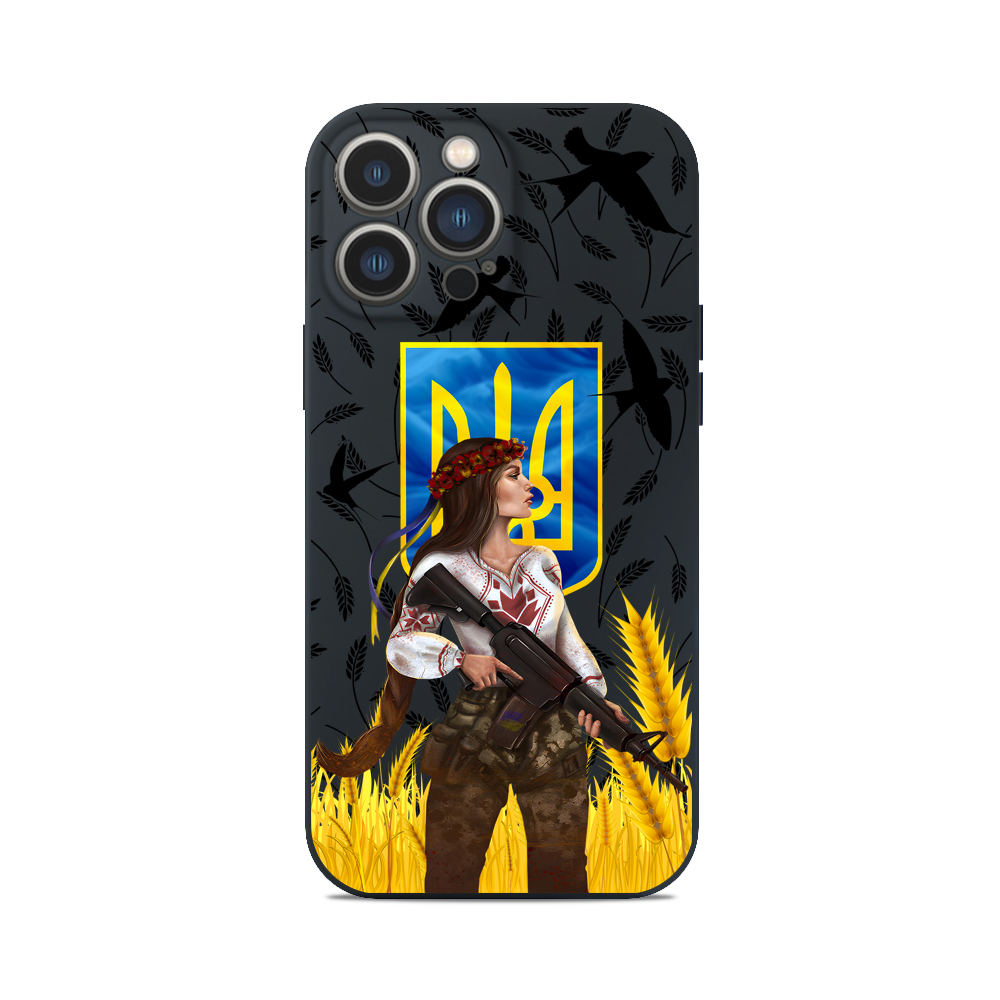 Чохол для iPhone ЖІНКА ЛАСТІВКИ ЗСУ