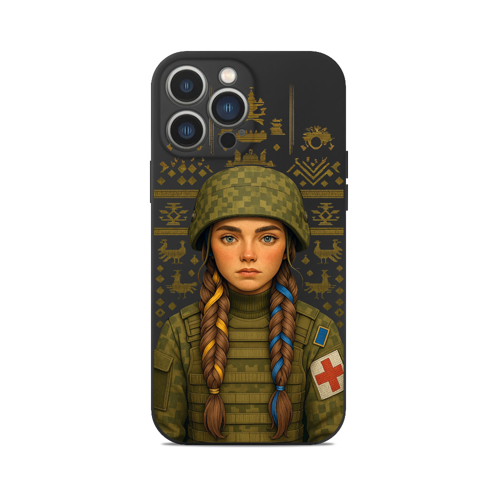 Чохол для iPhone МЕДИК ДІВЧИНА_ ЗСУ