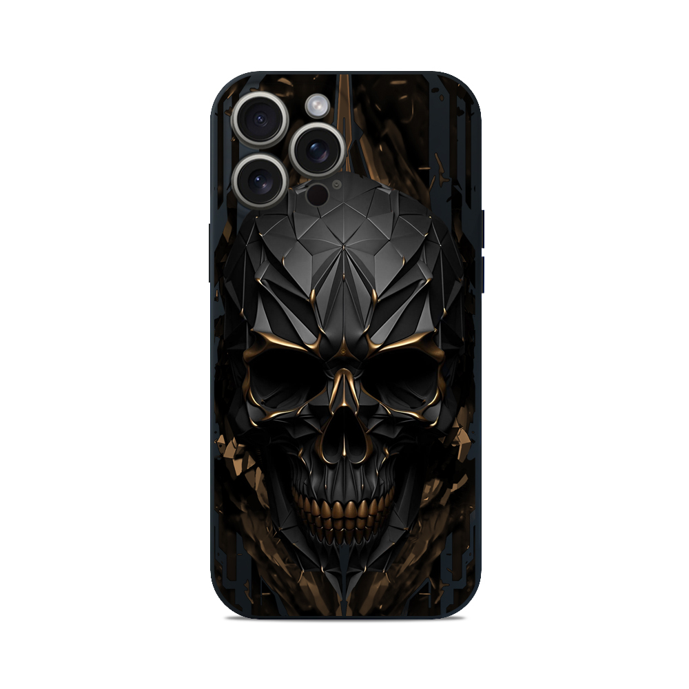 Чохол для iPhone ЧЕРЕП ЧОРНИЙ