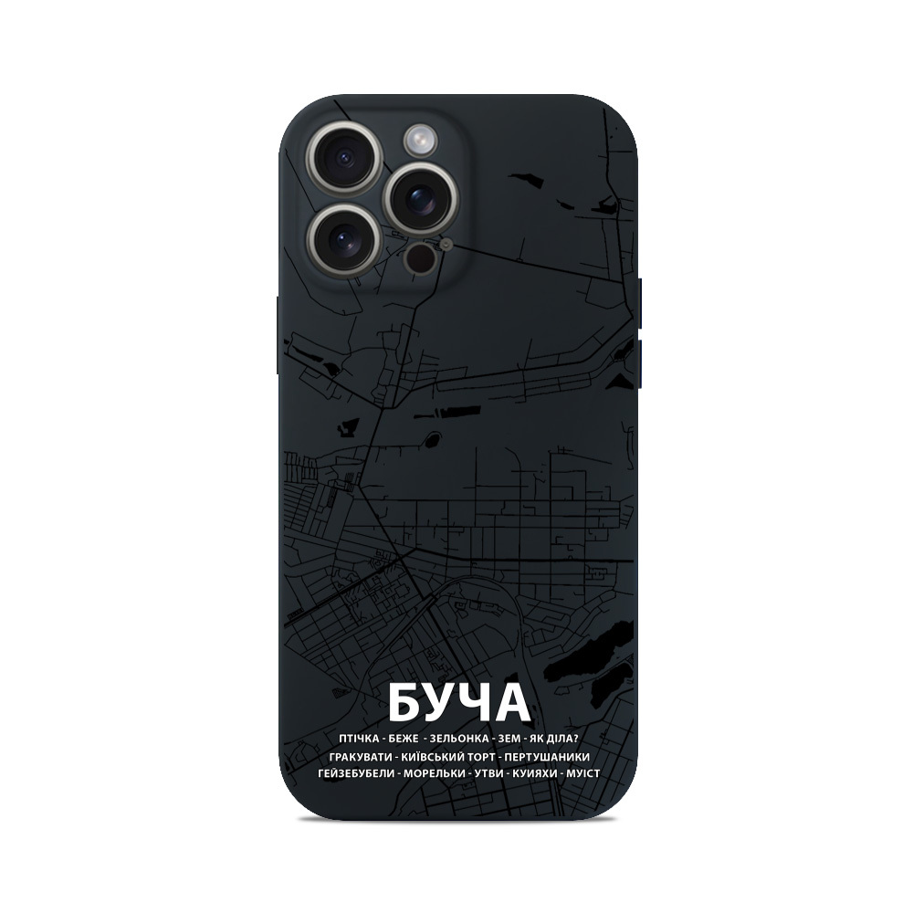 Чохол для iPhone МАПА БУЧА