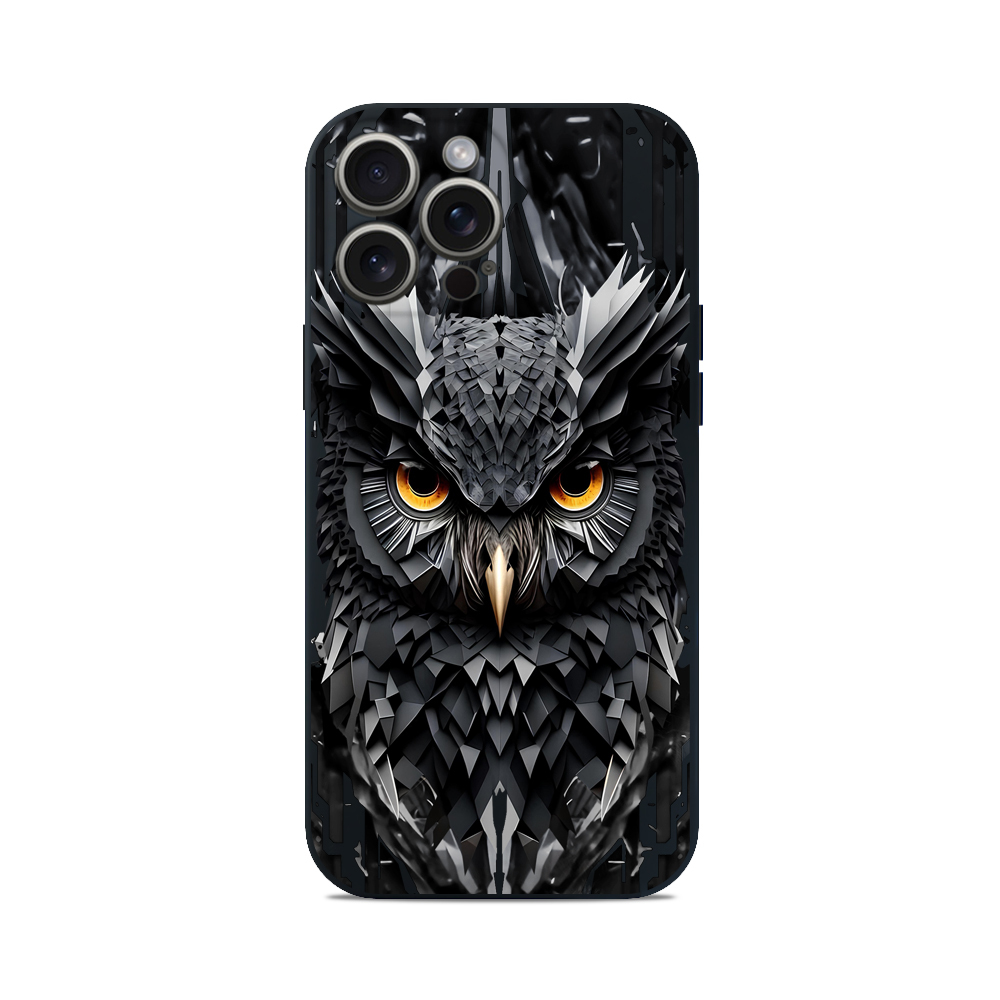 Чохол для iPhone СОВА ЧОРНА