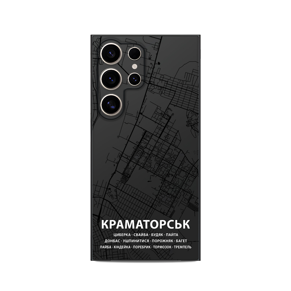 Чохол для Samsung з мікрофіброю МАПА КРАМАТОРСЬК