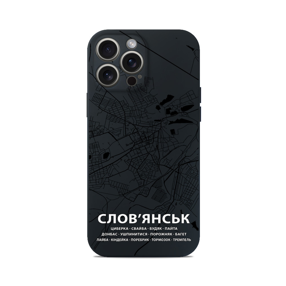 Чохол для iPhone МАПА CЛОВЯНСЬК