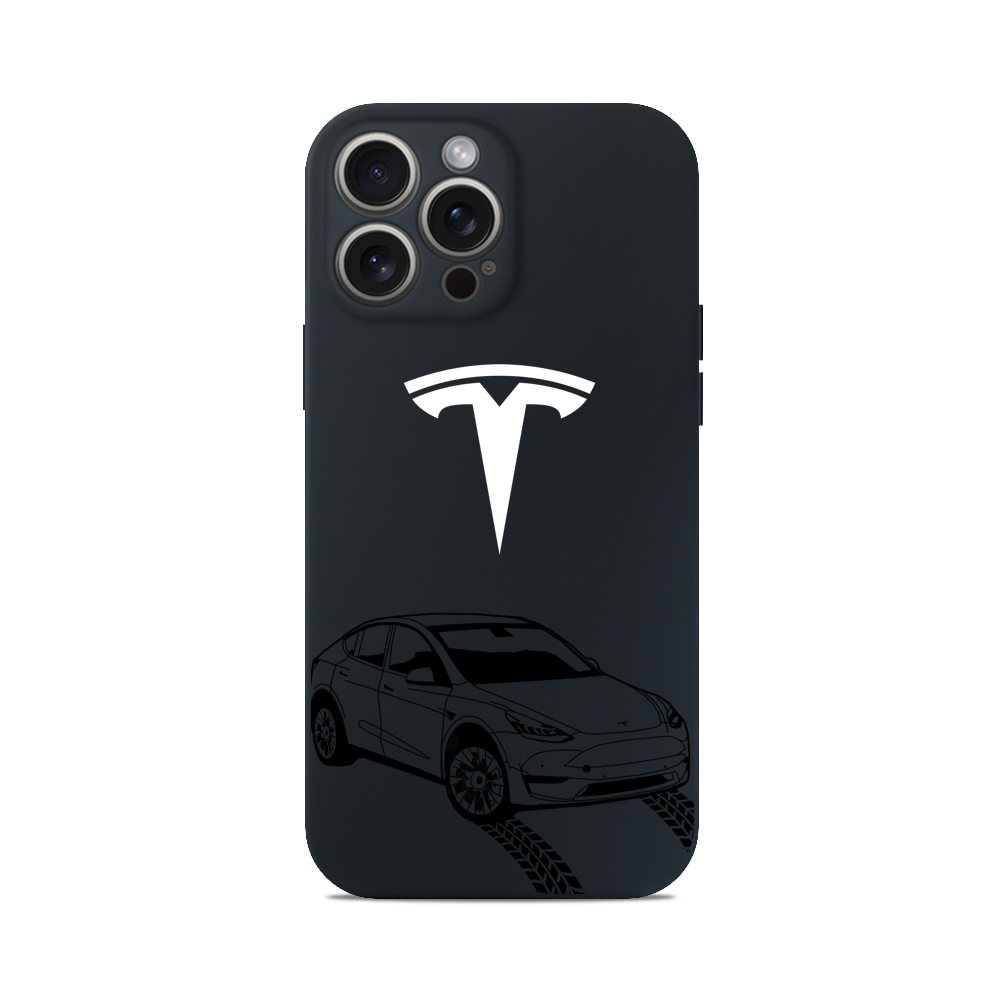 Чохол для iPhone Автомобіль Tesla model Y