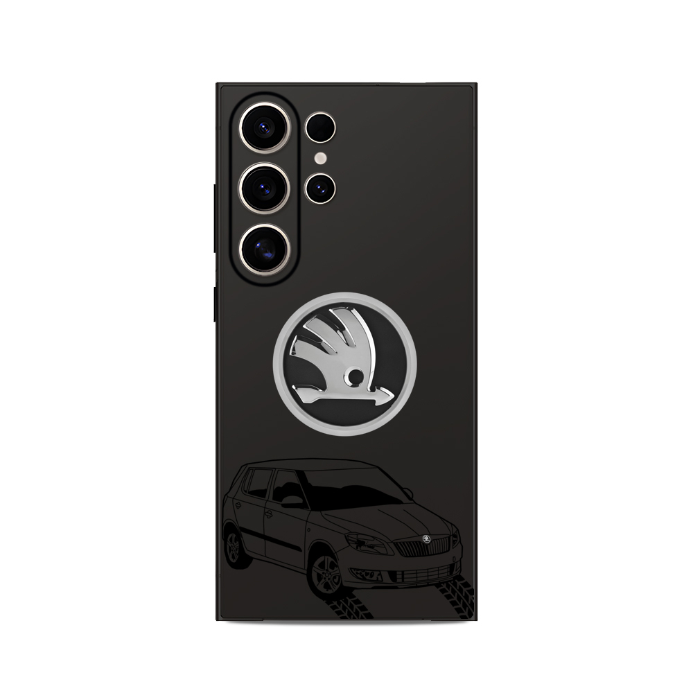 Чохол для Samsung з мікрофіброю Skoda Fabia 2011