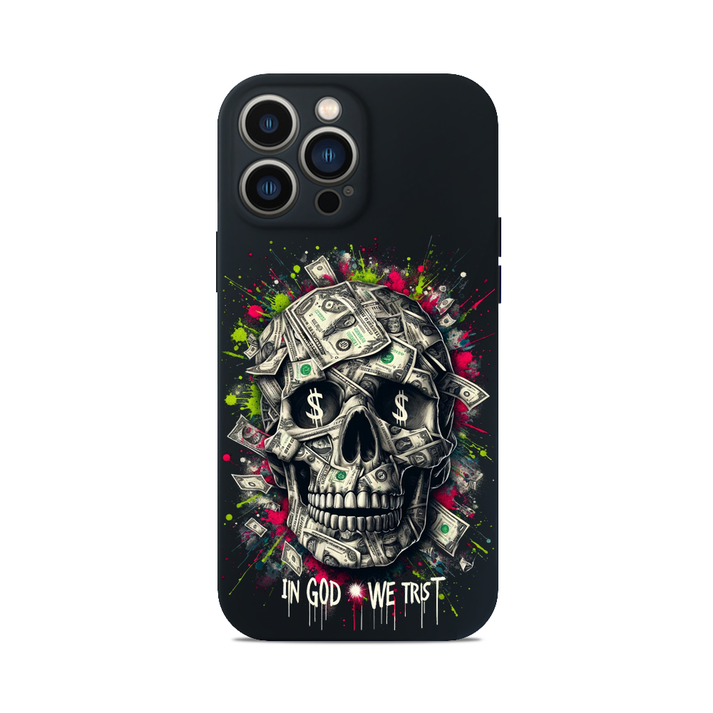 Чохол для iPhone ЧЕРЕП ДОЛАРИТРІСТ