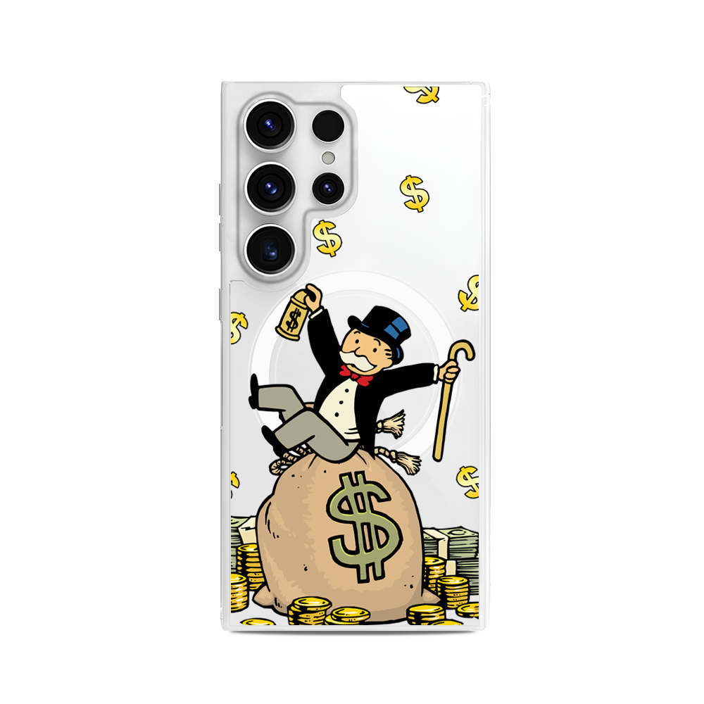Чохол для Samsung БАГАТИЙ ДЯДЯ НА МІШКУ МОНОПОЛІ MONOPOLY