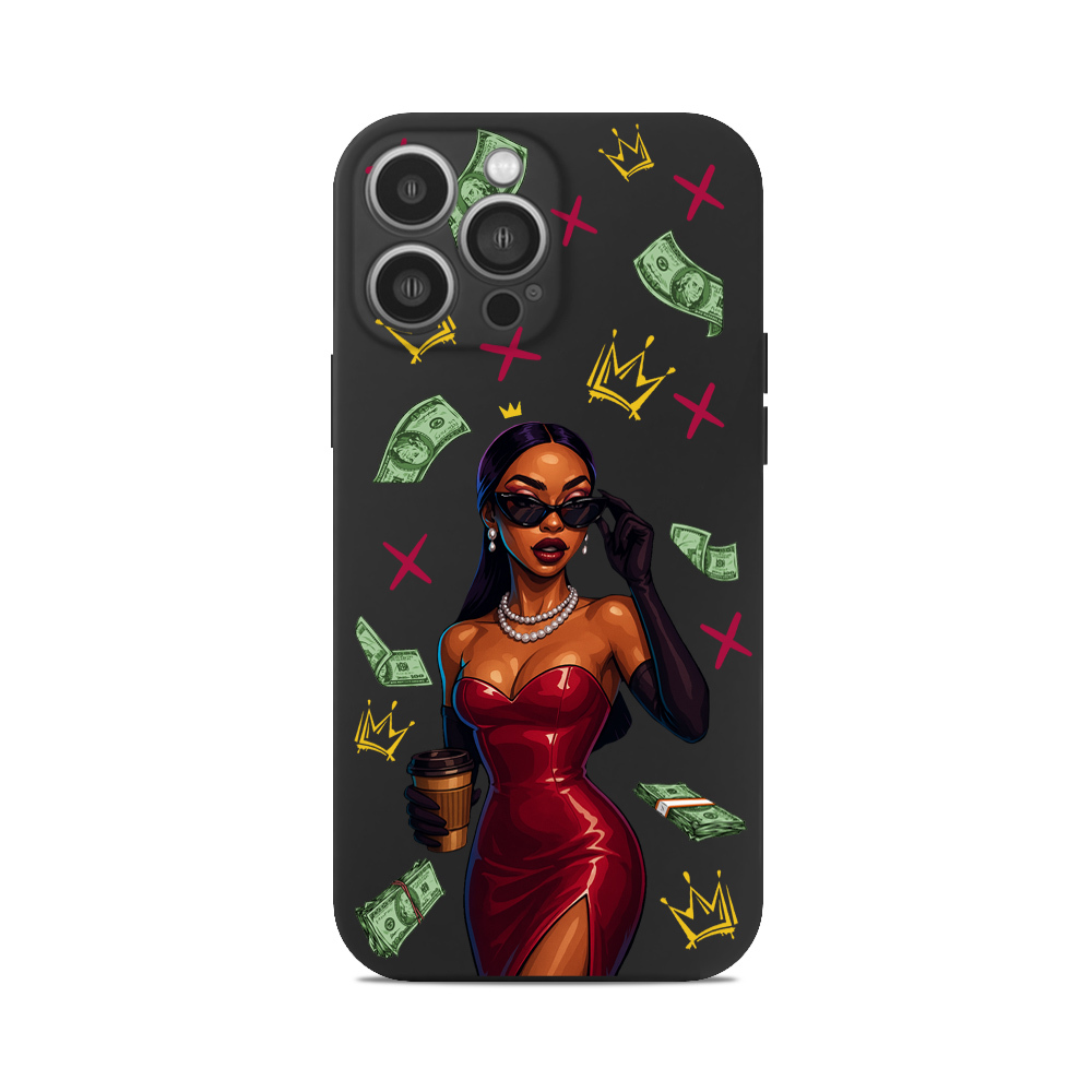 Чохол для iPhone БРЮНЕТКА КАВА