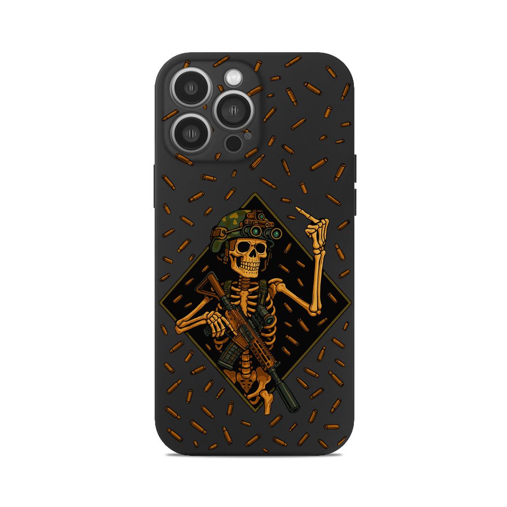 Чохол для iPhone ЗСУ СКЕЛЕТ ФАК